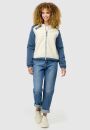 Marikoo Sayoo leichte Damen Übergangs Jacke B996 Dusty Blue Größe L - Gr. 40