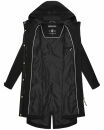 Navahoo Silberperle leichte Damen Übergangs Jacke B997 Schwarz Größe XXXL - Gr. 43