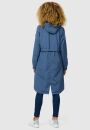 Navahoo Silberperle leichte Damen Übergangs Jacke B997 Dusty Blue Größe S - Gr. 36