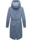 Navahoo Silberperle leichte Damen Übergangs Jacke B997 Dusty Blue Größe XL - Gr. 42