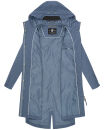 Navahoo Silberperle leichte Damen Übergangs Jacke B997 Dusty Blue Größe XL - Gr. 42