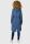 Navahoo Silberperle leichte Damen Übergangs Jacke B997 Dusty Blue Größe XL - Gr. 42
