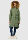 Navahoo Silberperle leichte Damen Übergangs Jacke B997 Dusty Olive Größe XXXL - Gr. 43