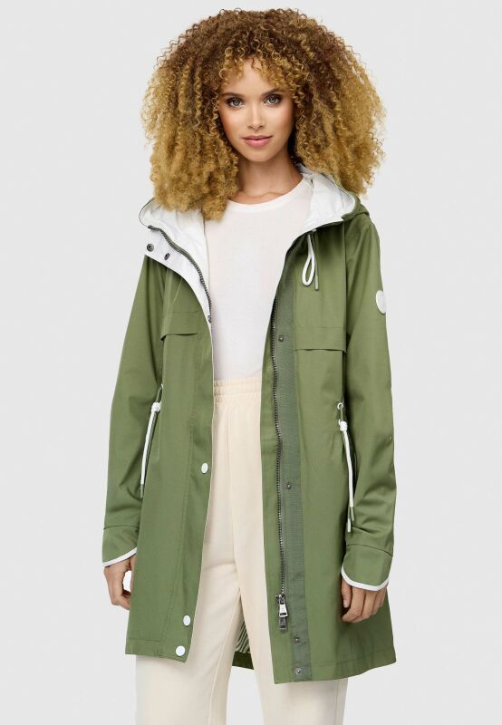 Navahoo Xankaa leichte Damen Übergangs Jacke B998 Dusty Olive Größe M - Gr. 38