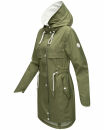 Navahoo Xankaa leichte Damen Übergangs Jacke B998 Dusty Olive Größe M - Gr. 38