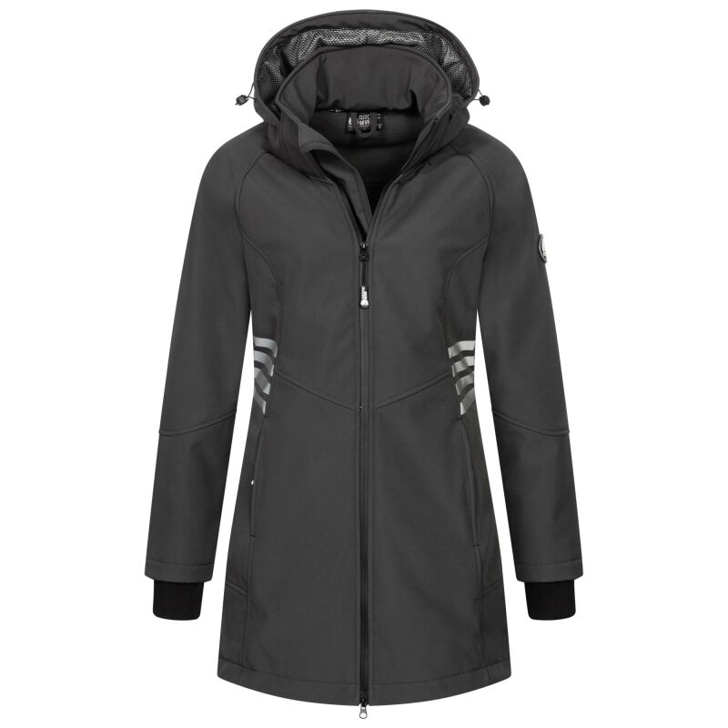 Arctic Seven Damen Softshelljacke AS305 Dunkelgrau Größe XS - Gr. 34