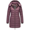 Marikoo Abendsternchen Damen Winter Jacke gesteppt B603 Dusty Plum-Größe S - Gr. 36