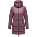 Marikoo Abendsternchen Damen Winter Jacke gesteppt B603 Dusty Plum-Größe S - Gr. 36