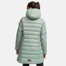 Marikoo Abendsternchen Damen Winter Jacke gesteppt B603 Smokey Mint-Größe L - Gr. 40