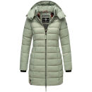 Marikoo Abendsternchen Damen Winter Jacke gesteppt B603 Smokey Mint-Größe L - Gr. 40