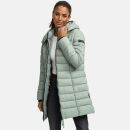 Marikoo Abendsternchen Damen Winter Jacke gesteppt B603 Smokey Mint-Größe XXL - Gr. 44