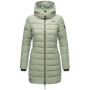 Marikoo Abendsternchen Damen Winter Jacke gesteppt B603 Smokey Mint-Größe XXL - Gr. 44