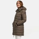 Marikoo Abendsternchen Damen Winter Jacke gesteppt B603 Stone Brown-Größe L - Gr. 40