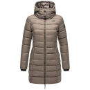 Marikoo Abendsternchen Damen Winter Jacke gesteppt B603 Stone Brown-Größe L - Gr. 40