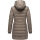 Marikoo Abendsternchen Damen Winter Jacke gesteppt B603 Stone Brown-Größe L - Gr. 40