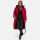 Marikoo Benikoo Damen lange Winterjacke B949 Deep Red-Größe S - Gr. 36