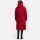 Marikoo Benikoo Damen lange Winterjacke B949 Deep Red-Größe S - Gr. 36