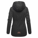 Marikoo Bikoo Damen Teddyfell gefüttert Winterjacke B802 Schwarz Größe XXXL - Gr. 46