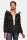 Marikoo Bikoo Damen Teddyfell gefüttert Winterjacke B802 Schwarz Größe XXXL - Gr. 46
