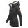 Marikoo Bikoo Damen Teddyfell gefüttert Winterjacke B802 Schwarz Größe XXXL - Gr. 46