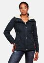 Marikoo Bikoo Damen Teddyfell gefüttert Winterjacke...