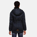 Marikoo Bikoo Damen Teddyfell gefüttert Winterjacke B802 Navy Größe XXXL - Gr. 46