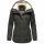 Marikoo Bikoo Damen Teddyfell gefüttert Winterjacke B802 Anthrazit Größe XXXL - Gr. 46