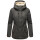 Marikoo Bikoo Damen Teddyfell gefüttert Winterjacke B802 Anthrazit Größe XXXL - Gr. 46