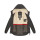 Marikoo Bikoo Damen Teddyfell gefüttert Winterjacke B802 Anthrazit Größe XXXL - Gr. 46