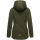 Marikoo Bikoo Damen Teddyfell gefüttert Winterjacke B802 Olive Größe L - Gr. 40