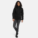 Marikoo Bikoo Damen Teddyfell gefüttert Winterjacke B802 Schwarz - Schwarz Größe XL - Gr. 42