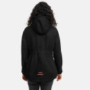 Marikoo Bikoo Damen Teddyfell gefüttert Winterjacke B802 Schwarz - Schwarz Größe XL - Gr. 42