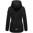 Marikoo Bikoo Damen Teddyfell gefüttert Winterjacke B802 Schwarz - Schwarz Größe XL - Gr. 42