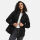 Marikoo Bikoo Damen Teddyfell gefüttert Winterjacke B802 Schwarz - Schwarz Größe XL - Gr. 42