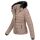 Navahoo warme Damen Winterjacke Kurzjacke gefüttert B301 Taupe Grey Größe L - Gr. 40