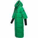 Navahoo Ciao Miau Damen lange Winterjacke B988 Smaragd Green Größe M - Gr. 38