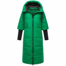 Navahoo Ciao Miau Damen lange Winterjacke B988 Smaragd Green Größe L - Gr. 40