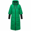 Navahoo Ciao Miau Damen lange Winterjacke B988 Smaragd Green Größe L - Gr. 40