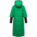 Navahoo Ciao Miau Damen lange Winterjacke B988 Smaragd Green Größe L - Gr. 40