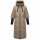 Navahoo Ciao Miau Damen lange Winterjacke B988 Taupe Grey Größe M - Gr. 38