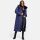 Navahoo Hingucker Damen lange Winterjacke B976 Blue Violet Größe M - Gr. 38