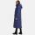Navahoo Hingucker Damen lange Winterjacke B976 Blue Violet Größe M - Gr. 38
