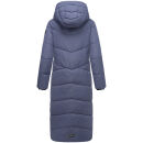Navahoo Hingucker Damen lange Winterjacke B976 Blue Violet Größe L - Gr. 40