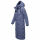 Navahoo Hingucker Damen lange Winterjacke B976 Blue Violet Größe L - Gr. 40
