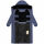 Navahoo Hingucker Damen lange Winterjacke B976 Blue Violet Größe L - Gr. 40