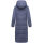Navahoo Hingucker Damen lange Winterjacke B976 Blue Violet Größe L - Gr. 40