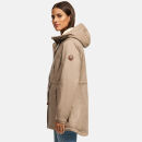 Navahoo Ireliaa Damen Winterjacke B991 Taupe Grey Größe M - Gr. 38