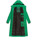 Navahoo Isalie Damen lange Winter Steppjacke Wintermantel B872 Smaragd Green Größe S - Gr. 36