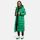 Navahoo Isalie Damen lange Winter Steppjacke Wintermantel B872 Smaragd Green Größe S - Gr. 36