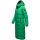 Navahoo Isalie Damen lange Winter Steppjacke Wintermantel B872 Smaragd Green Größe M - Gr. 38